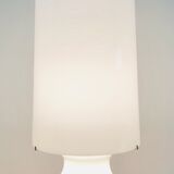 Lampe de salon en verre blanc, Italie années 60