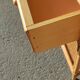 Pair of rattan bedsides, a drawer