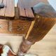 Ensemble de 5 chaises en bois, travail artisanal