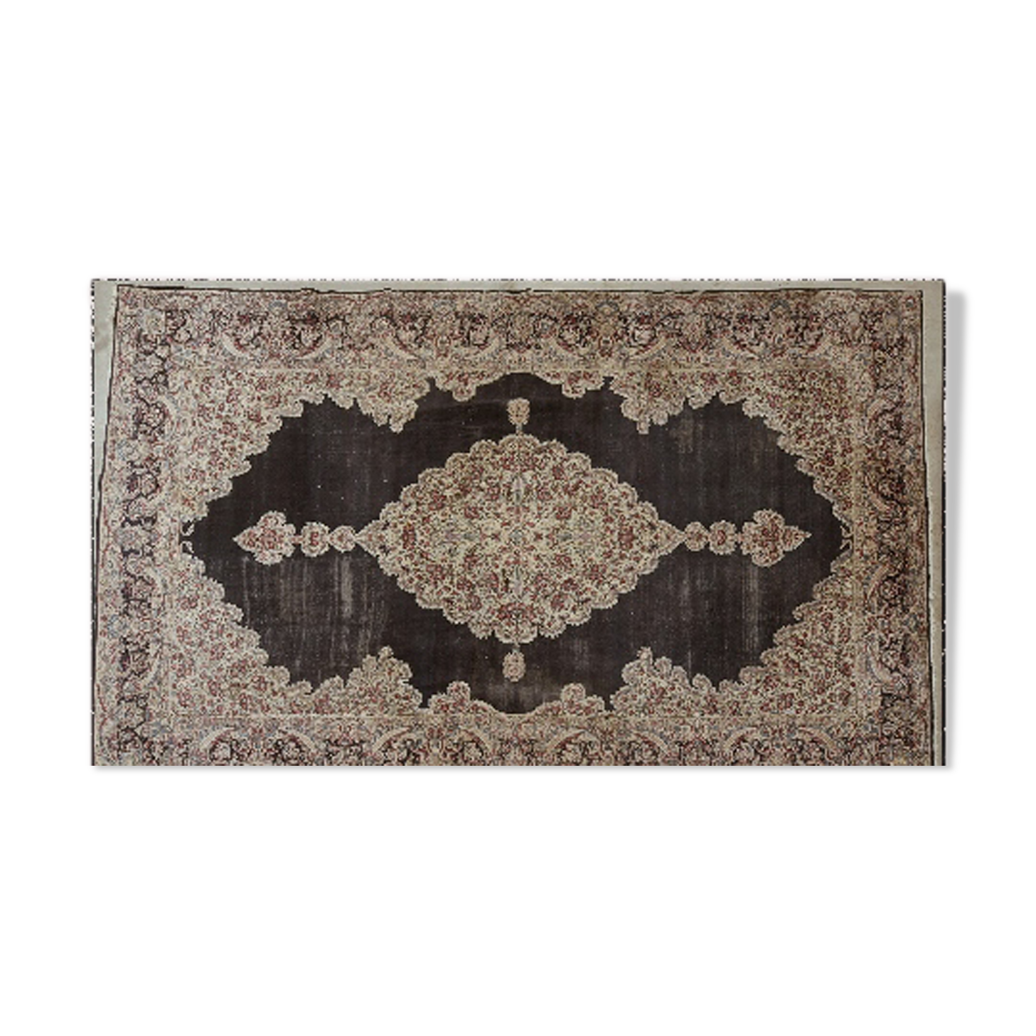 Ancient Persian Kirman Carpet 358x558cm