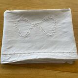 Embroidered linen tablecloth