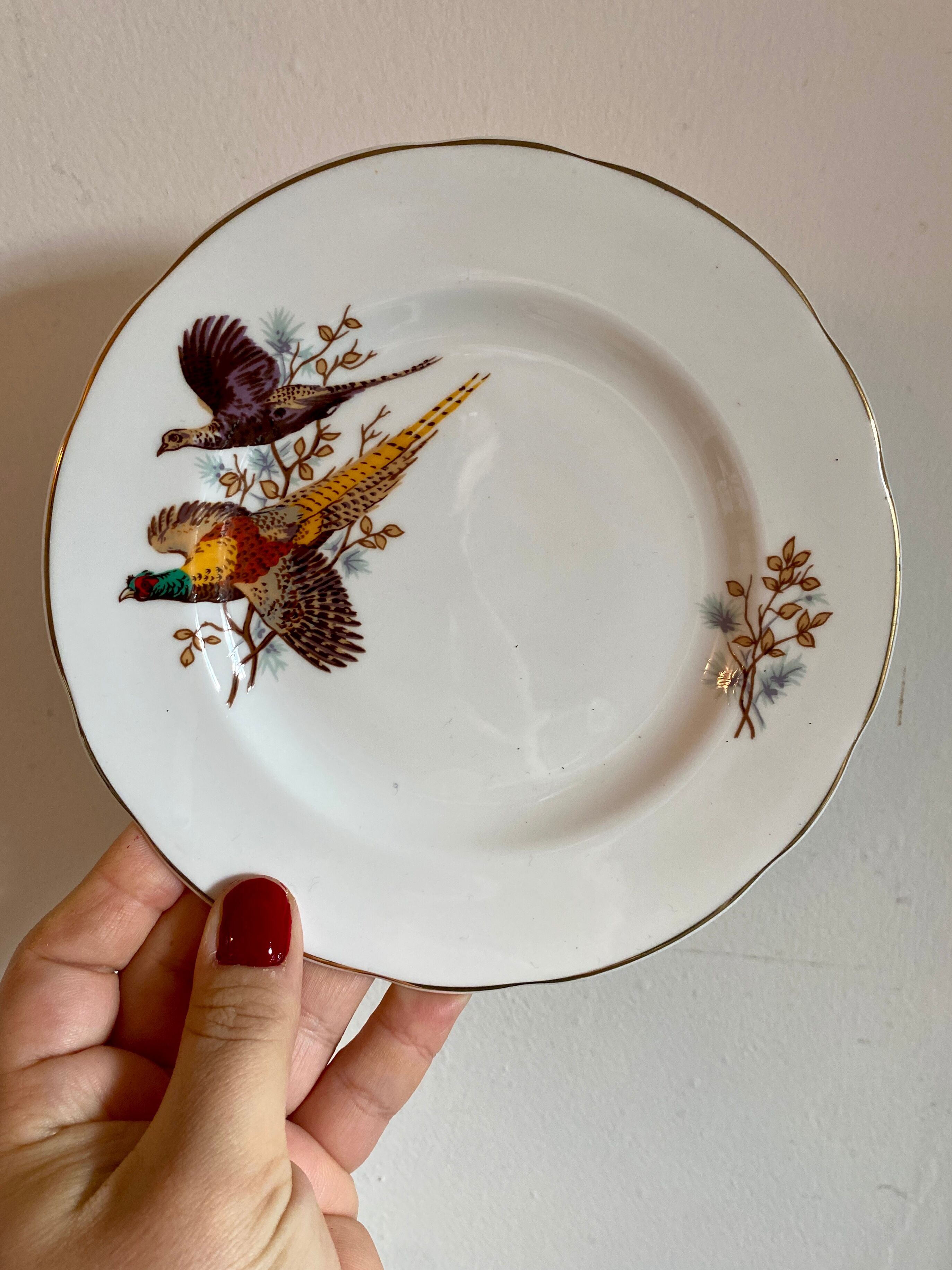 Set of 6 vintage dessert plates