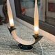 Pair of Verceram electric candlesticks – Space Age design – ceramic