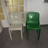 – Pair of original Selene chairs by Vico Magistretti for Artemide (196