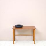 Swedish teak sofa side table