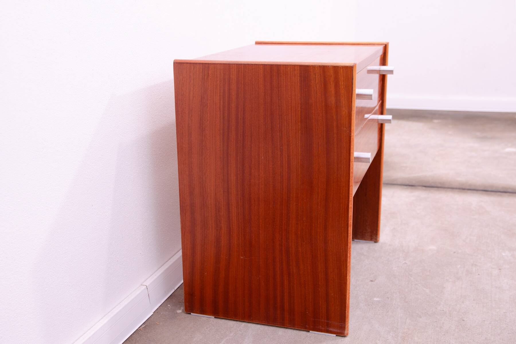Pair of vintage nightstands, chest of drawers, UP Závody, 1980s