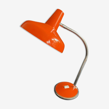 Lampe de bureau orange années 70