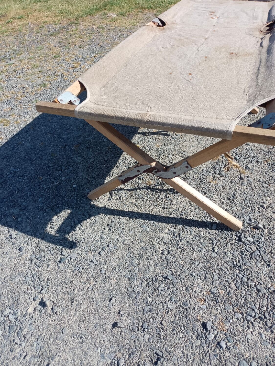US folding camp bed