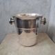 Antique silver metal champagne bucket