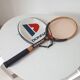 Vintage wooden tennis racket Bjorn Borg