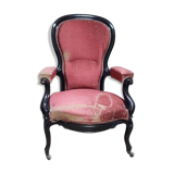 Voltaire armchair with rack and pinion XIX°
