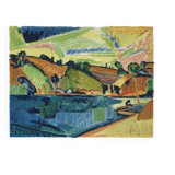 Pont-Aven. Lithograph by Pierre GUASTALLA 1891-1968