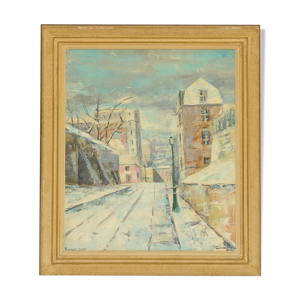 Huile sur toile paysage