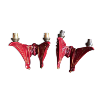 Ceramic wall lamps 40s