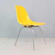 Charles & Ray Eames Set of 4 Yellow "La Fonda" Chairs for Herman Miller, 1960