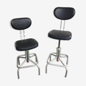 Pair of adjustable chairs