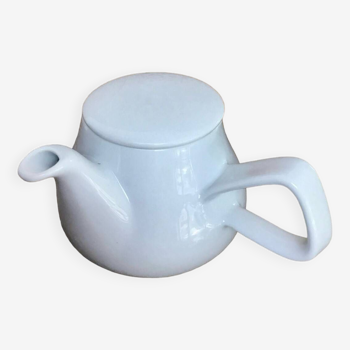 Vintage white teapot