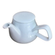 Vintage white teapot