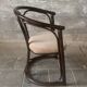 Set of 4 midcentury bentwood bamboo Dutch dining chairs, Rohe Noordwolde 19