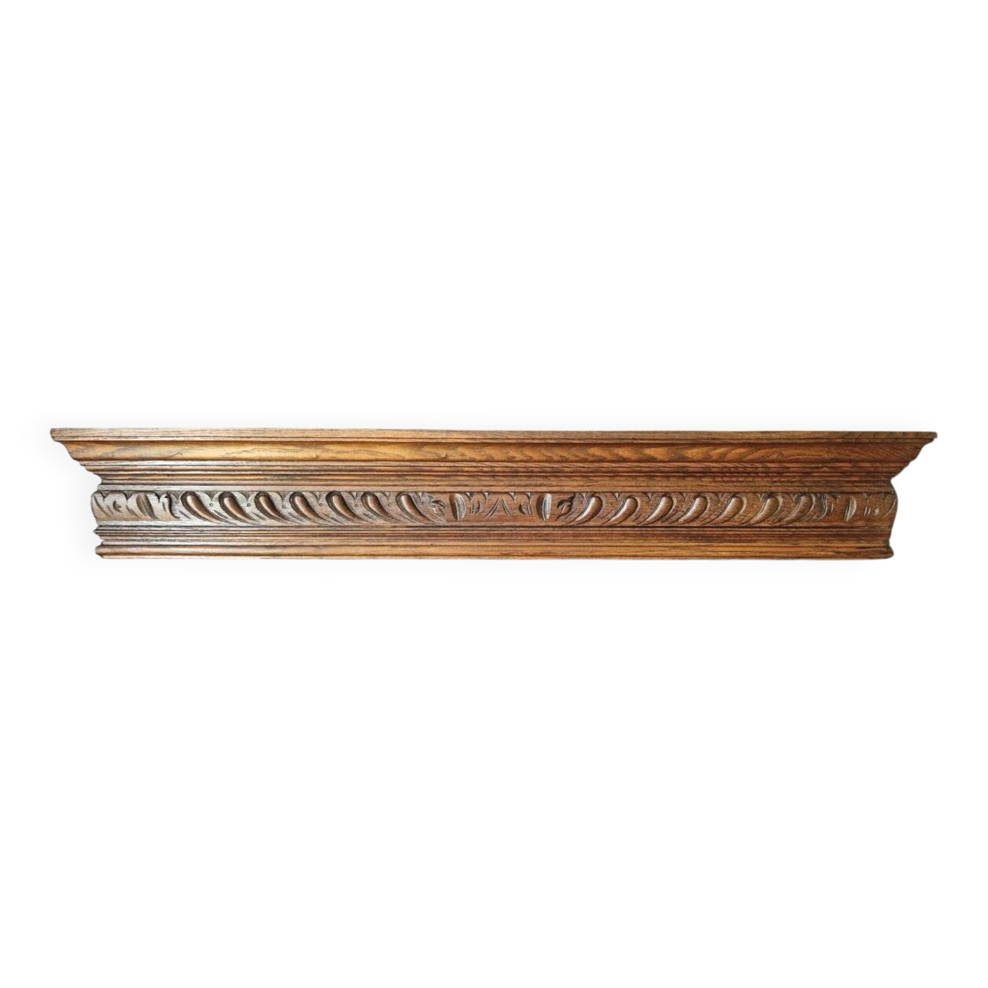 Boiserie fronton relief sculpted ornamentation 19th century