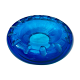Cendrier en verre bleu électrique  signé Marc Newson design XXème siècle