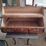 Leather trunk