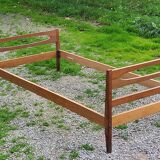 Vintage 50s oak daybed
