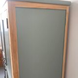 Verdigris two-door wardrobe