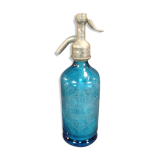 Former little siphon of bistro seltz water deco vintage blue bar Isère