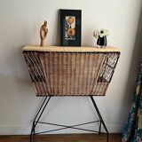 Rattan bar from the 50s/60s