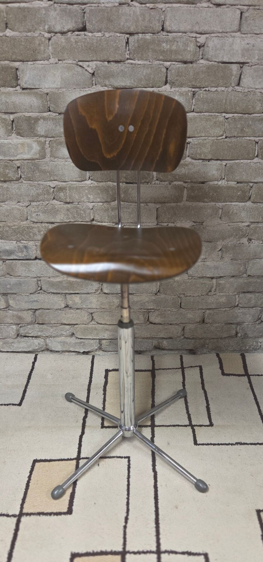 Tabouret SE 68 Egon Eiermann W-S Original-Modell, années 70