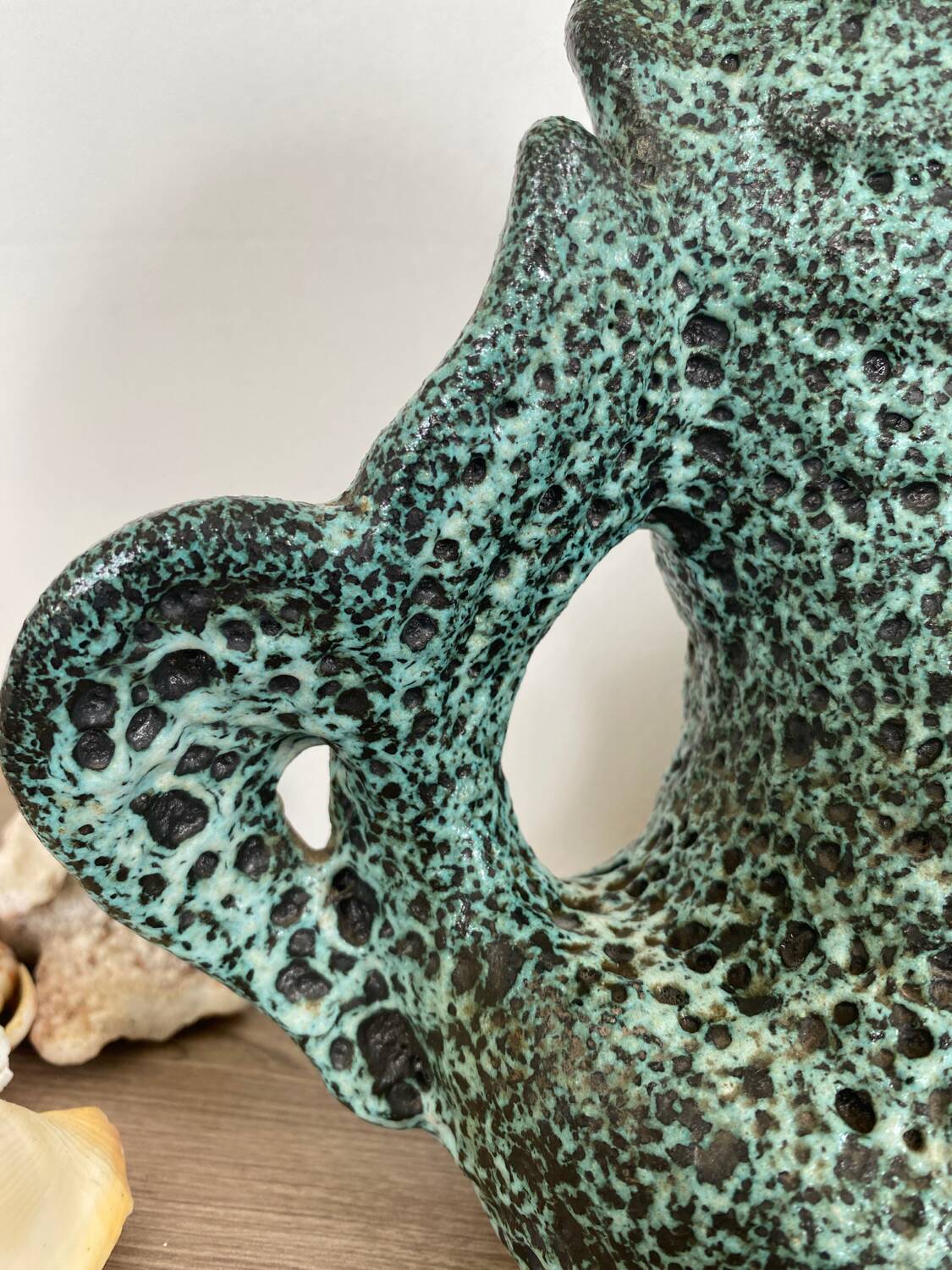 Vallauris zoomorphic fish vase