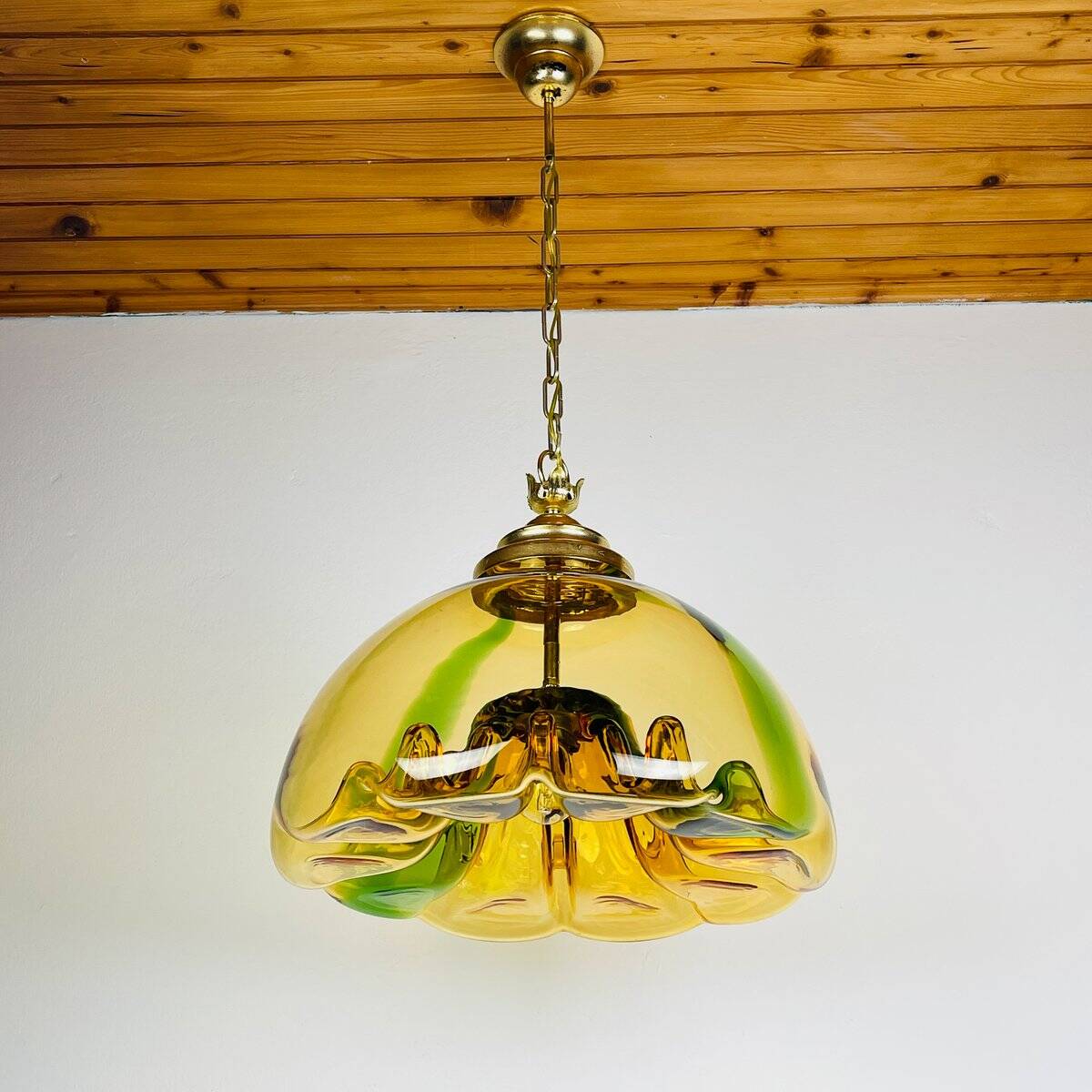 Mid-Century Murano Hanging Lamp Medusa, Italy, 1960s