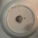5 hollow plates Sarreguemines, Tabarin model