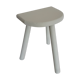 Tripod milking stool in patinated wood