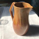 Enamelled stoneware pourer signed Denbac