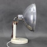 1950s Table Lamp with Aluminium Lampshade, Czechoslovakia