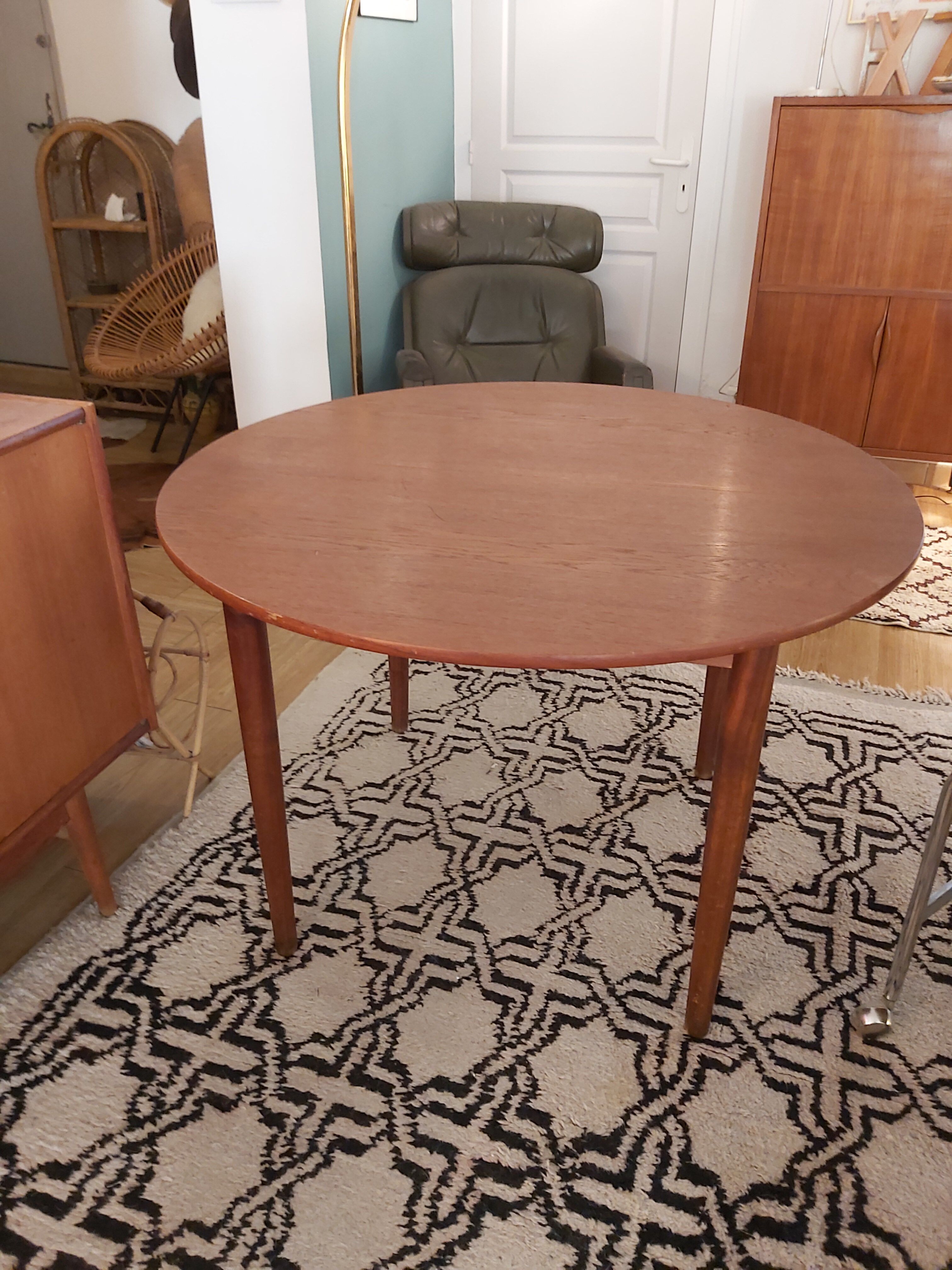 Vintage teak dining table