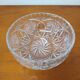 Cut crystal salad bowl