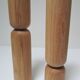 Pair of solid wood candlesticks design