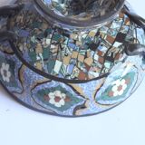 Taza en mosaïque Art déco par Jean Gerbino, 1930
