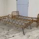 Rattan leg bed 1960