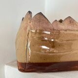 Signed Organic Glazed Terracotta Plant Pot / Planter