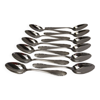 Deetjen silver plated soup spoons filet cutlery service goldsmithing