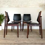 4 Danish teak chairs by Arne Hovmand Olsen