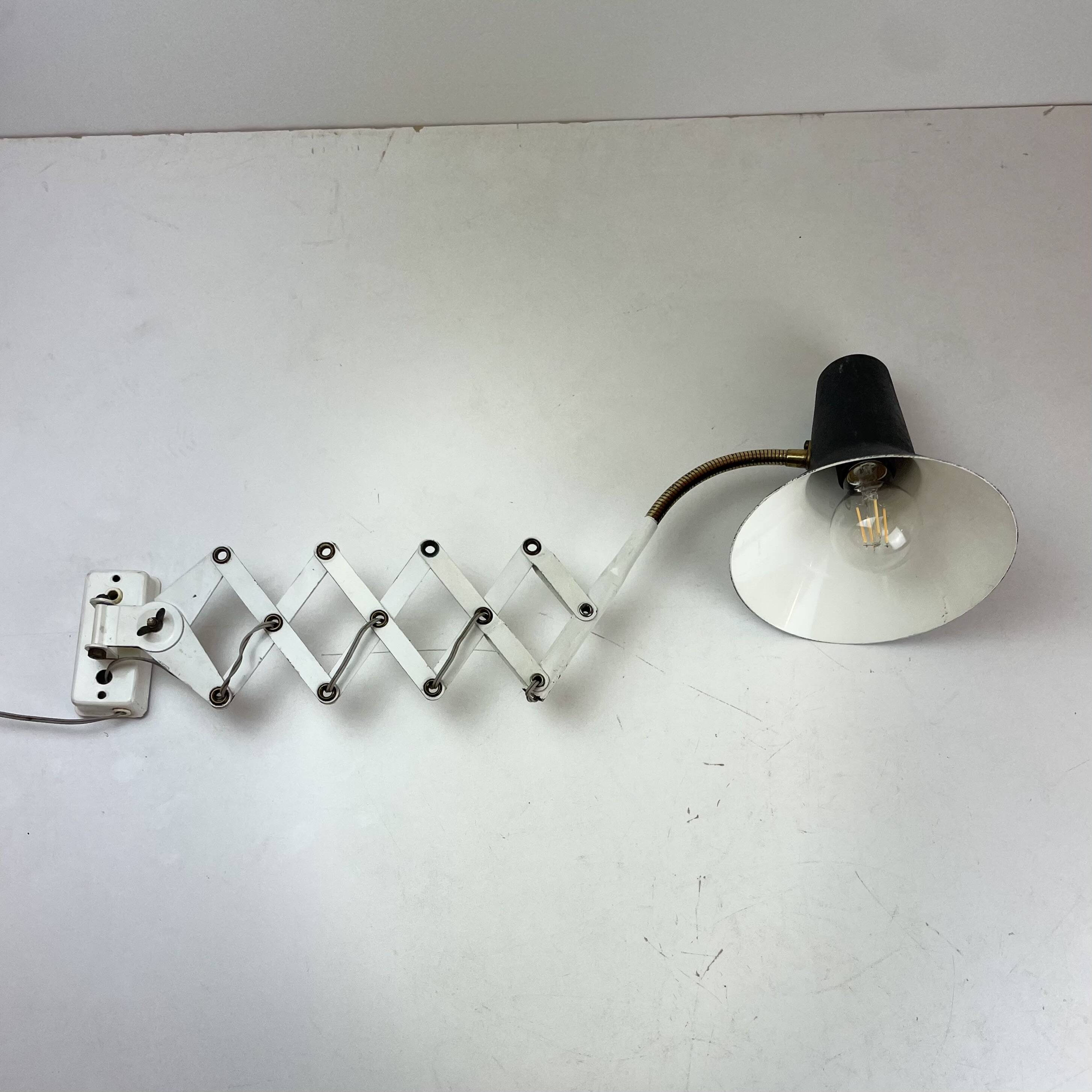 Scissor Wall Lamp att. to Hala Zeist, 1960s