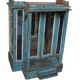 Vintage Art Deco display cabinet in teak.