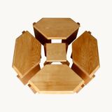 A set of five coffee tables, France 1970s.