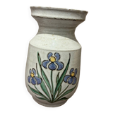 Vase gré émaillée