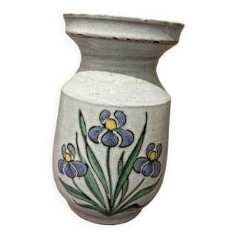 Glazed stoneware vase